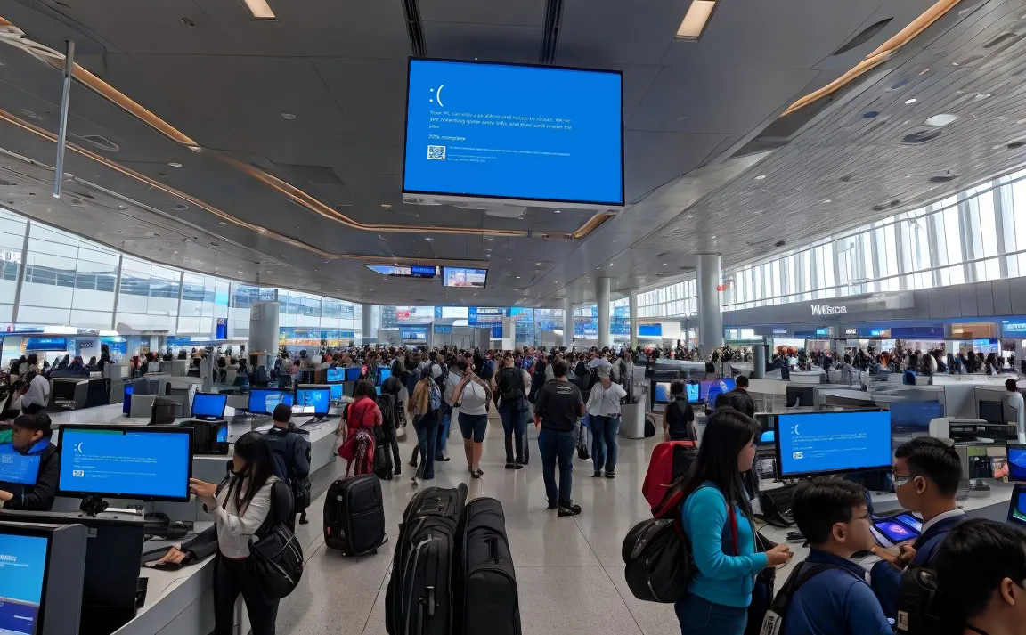 Microsoft Outage Grounds All Airlines At Boston Logan Airport