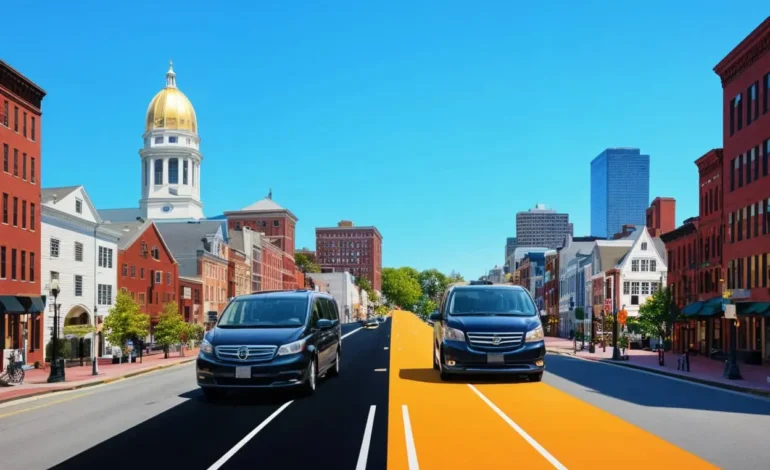 City Transportation Options from Boston to Salem