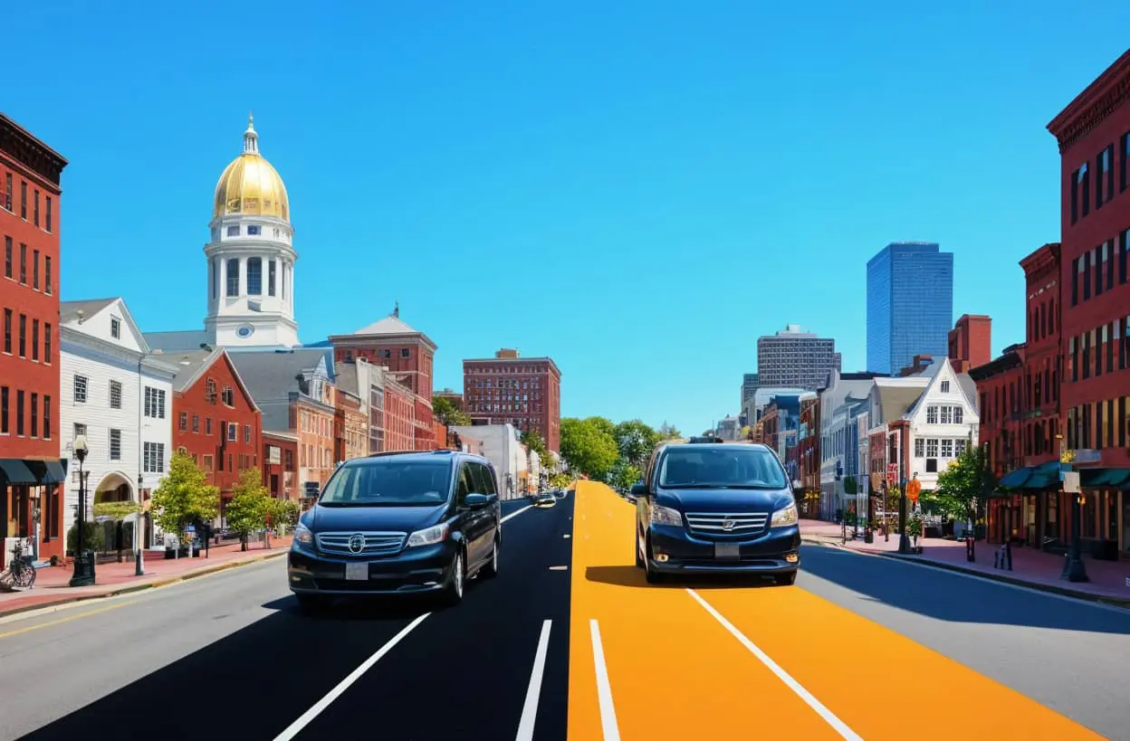 City Transportation Options from Boston to Salem