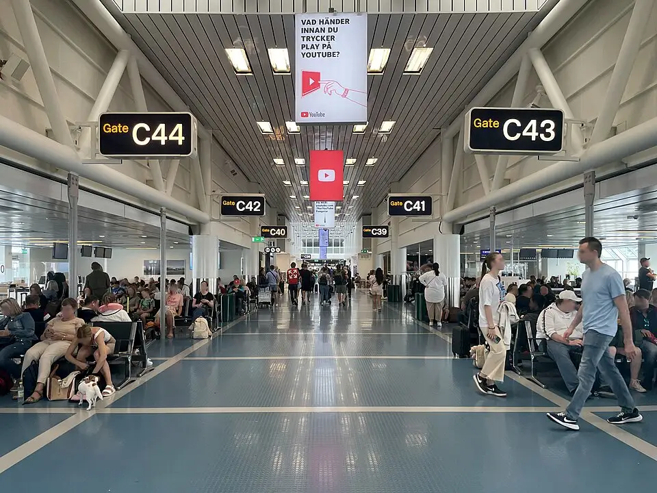 List of Top 8 Busiest Airports in Sweden