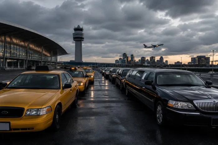Government Shutdown Batters Boston's Taxi and Limo Fleets as Logan Flights Plummet