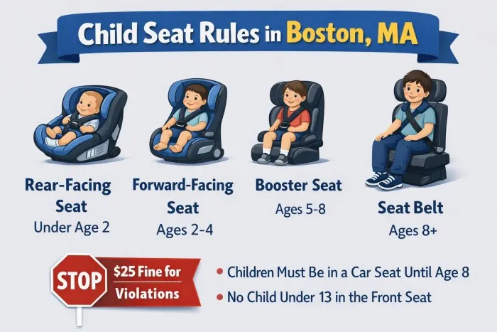 Child Seat Rules in Boston, MA: What Parents Need to Know