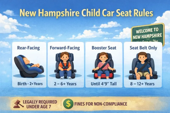 new hampshire child car seat rules