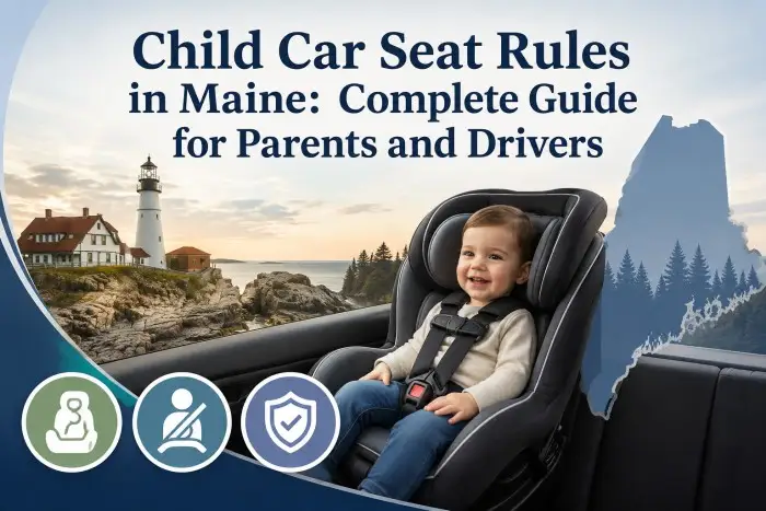 child seat car rules in maine