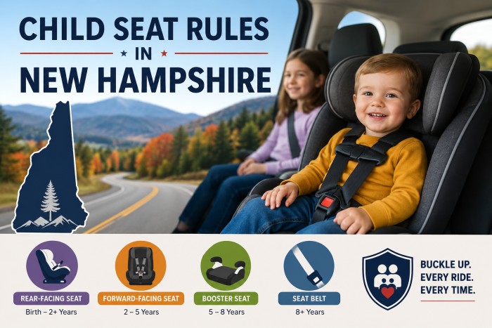 child seat rules in new hampshire