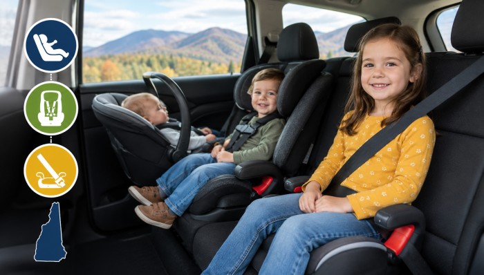 child seat rules in new hampshire