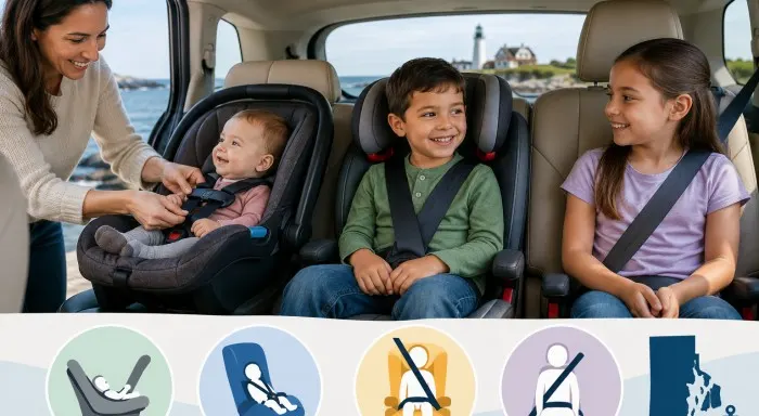 Child Car Seat Rules in Rhode Island