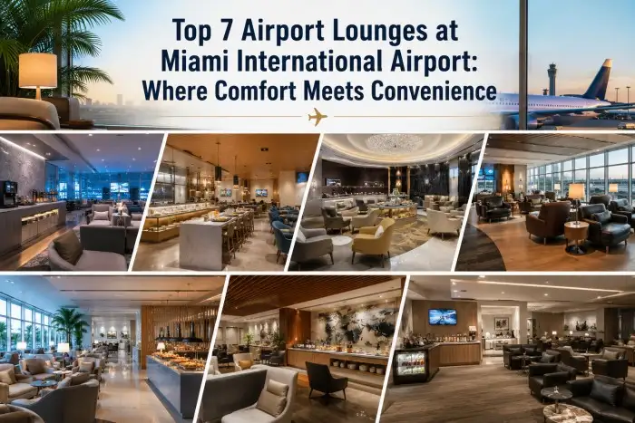 Top 7 Airport Lounges at Miami International Airport