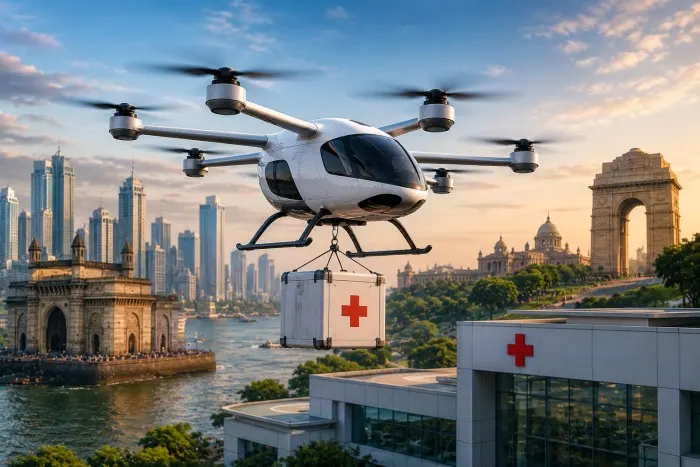 SkyDrive Moves Route Testing Phase eVTOL Medical Deliveries Mumbai Delhi